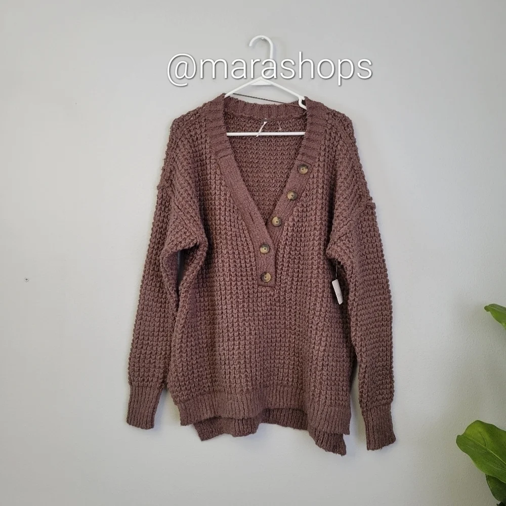 Free People Whistle Thermal Henley